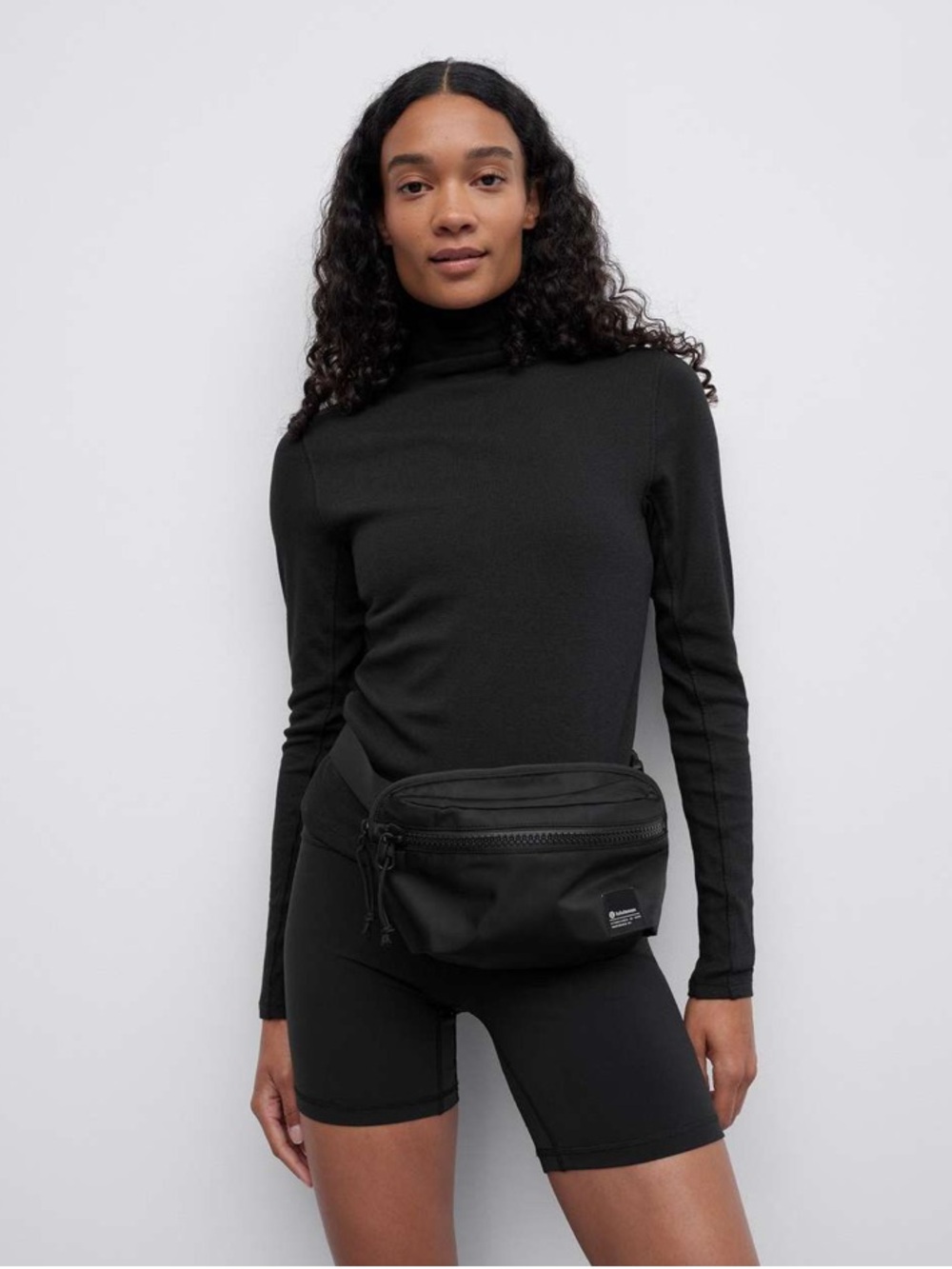 NWT!! Lululemon Ribbed Wool-Blend Turtleneck in Black